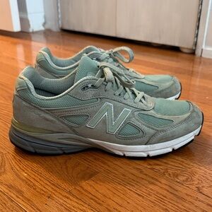 New Balance Men's 990v4 Mint Sneakers